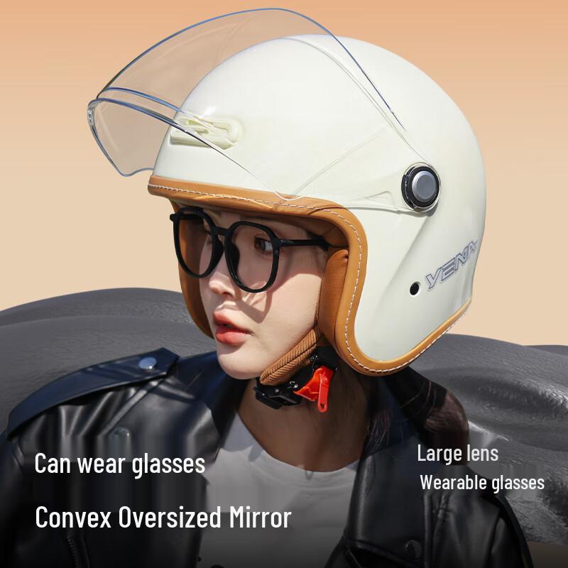 YEMA 657S Winter Anti-Fog 3/4 Helmet