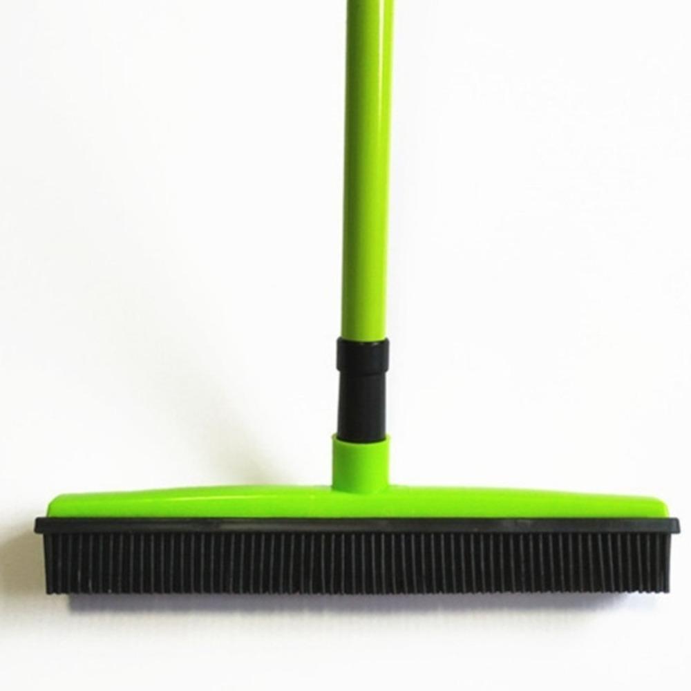 Telescopic Bristles Carpet Broom Hair Lint Removal Magic Clean Sweeper  for Dog and Cat Hair