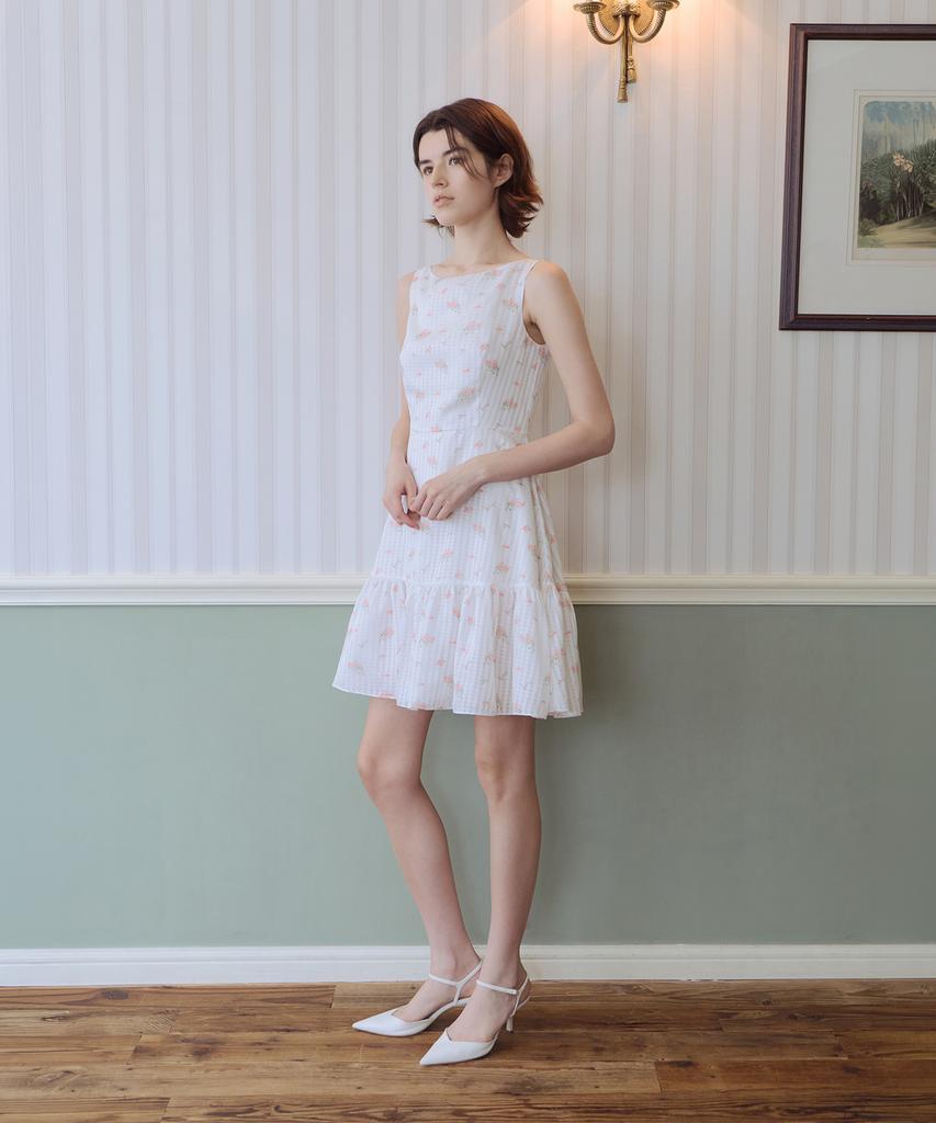 Aiseugadeuneiogongpal Splendeur De La Rose Print Dress