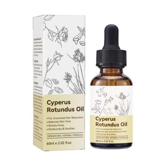 1/2Pcs 60ML Natural Cyperus Rotundus Oil Reducing Body Hair Growth Moisturizing Soothing Men Women Hair Removal Essential Oil