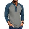 2025 Autumn and Winter New Long-sleeved Men's T-shirt Tops Large Size