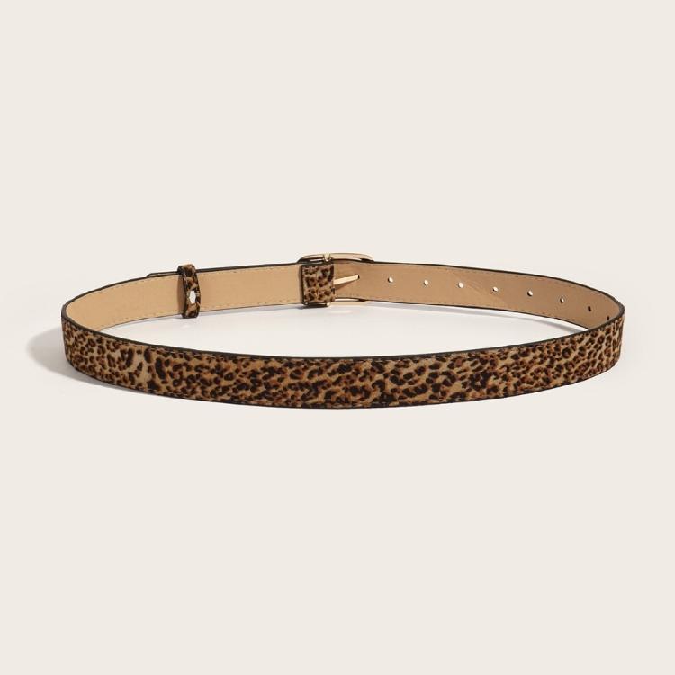 Waist Belt Cowgirl Leopard Print Waist Belt Stylish Retro Waistband for Dress