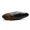 Spring New Men'S Dress Business Casual Leather Shoes British Retro Pointed Leather Shoes Men'S Shoes Wedding Shoes Large Size