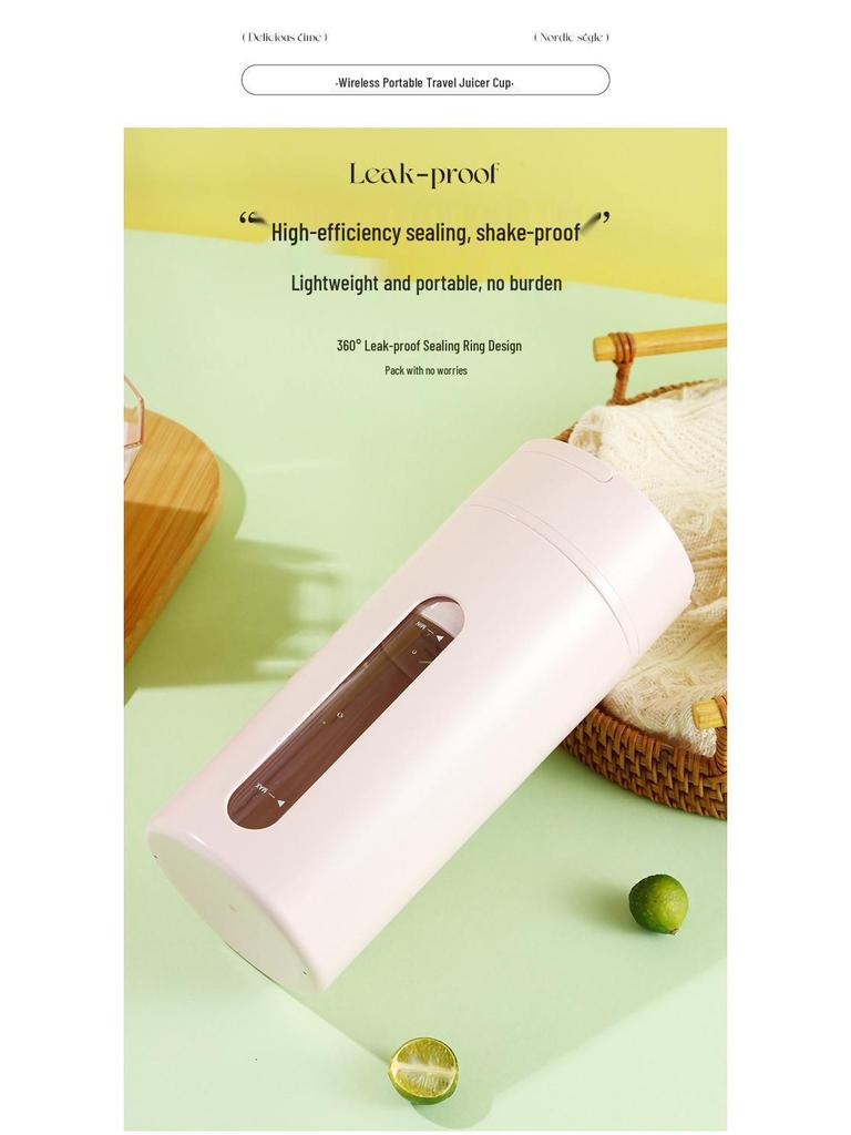Portable Rechargeable Electric Blender & Ice Crusher Juicer Cup