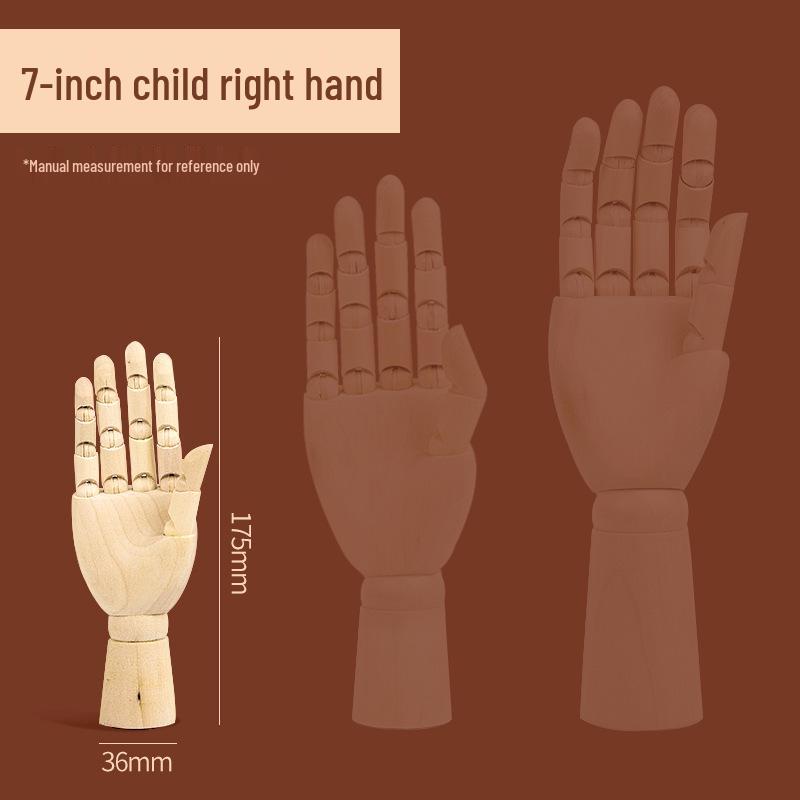 12-Inch Flexible Wooden Jointed Figure Model for Sketching and Painting