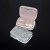 Diamond-Studded Portable Weekly Pill Dispenser – Small, Sealed, Mini Medicine Box