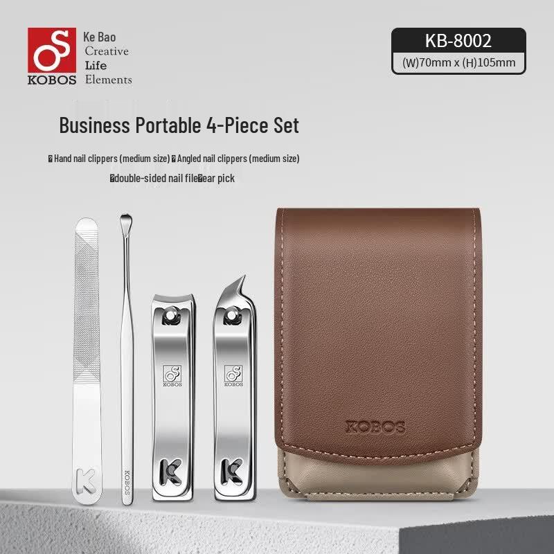 KOBOS 4-Piece Nail Care Set