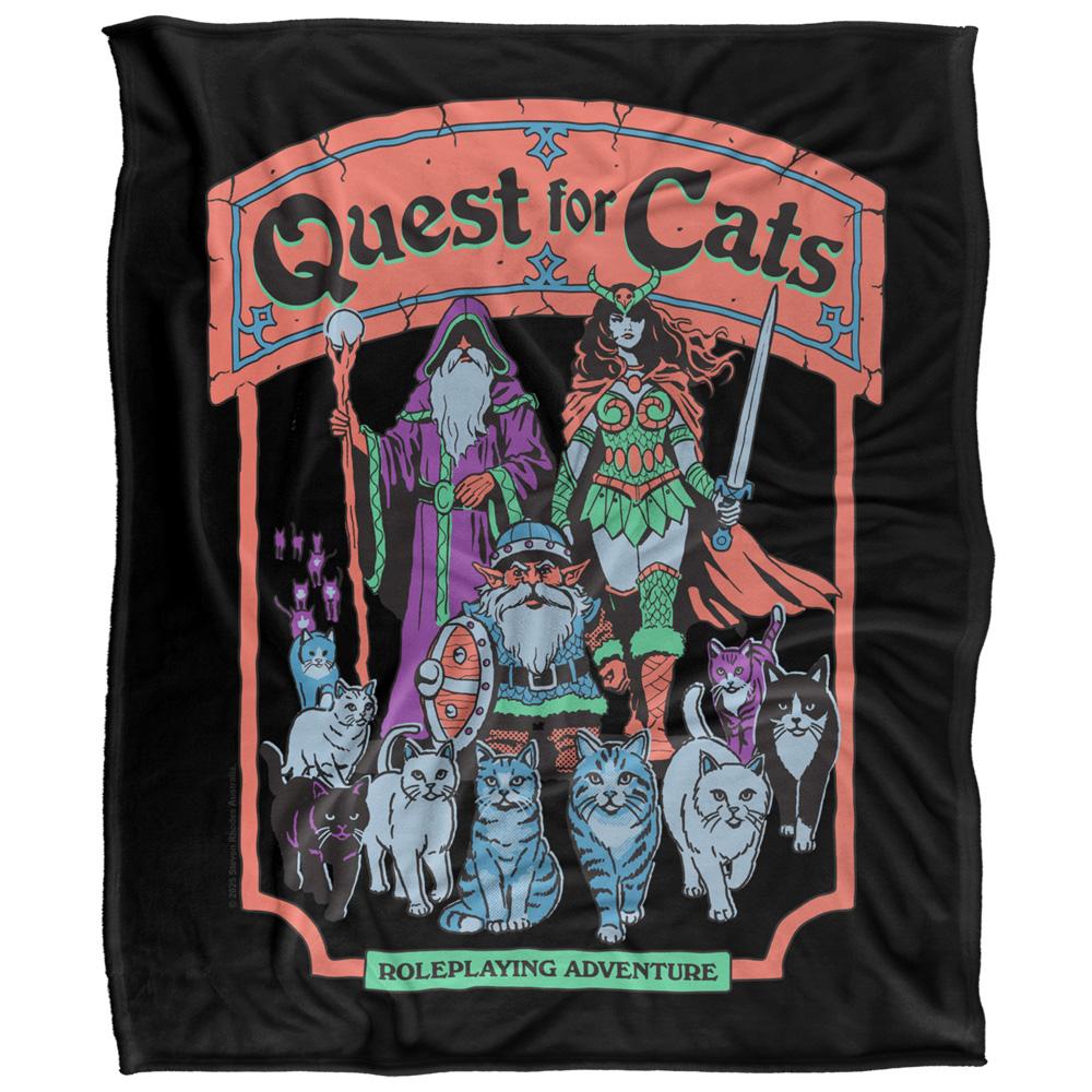 Steven Rhodes Quest For Cats Soft Touch Blanket