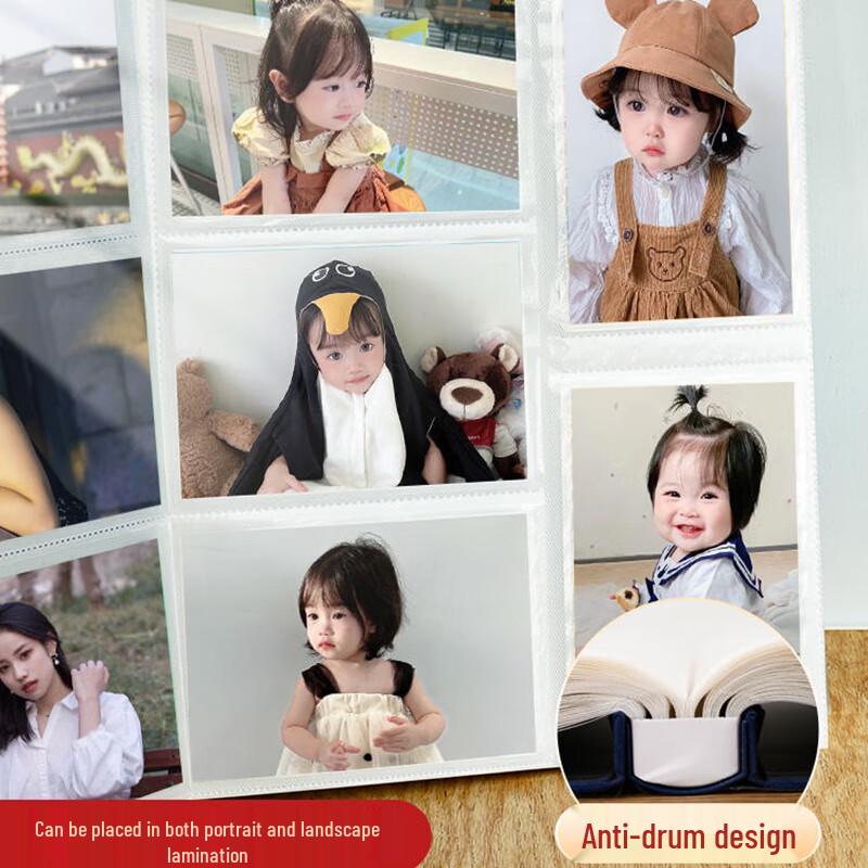 Large Capacity Leather Family Photo Album & Memory Book