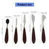 5 Pcs Palette Knife Set Painting Spatula Set Palette Knife Painting Tool Painting Supplies for Artists Enthusiasts Students