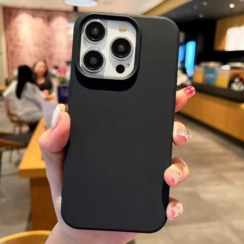 Modische Bonbonfarben-Softphone-Hülle für iPhone 16 12 14 13 15 12 11 Pro Max 14Plus X 7/8 Kamera-Stoßfänger-Stoßschutz Matte Abdeckung