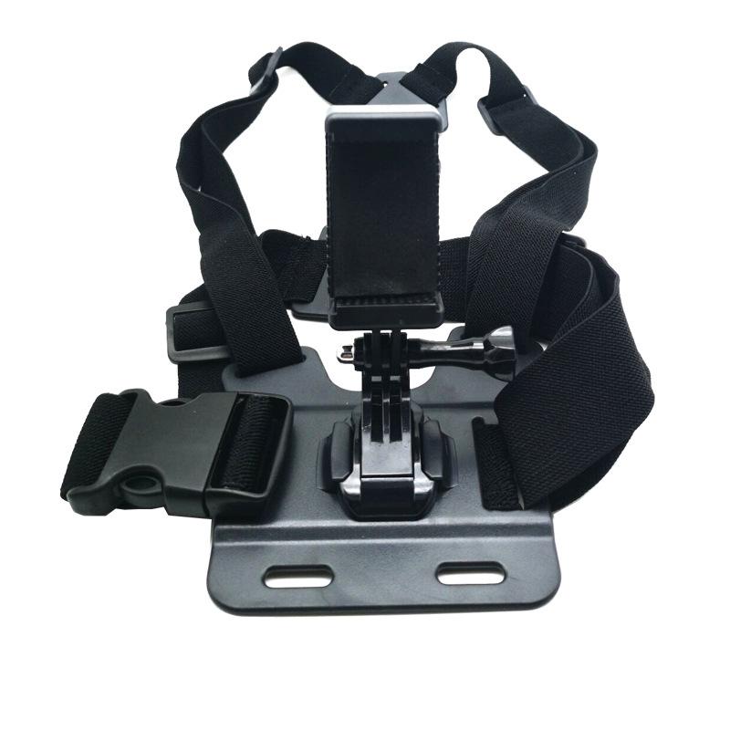 Suport de montare pentru curea pentru piept pentru telefonul mobil Suport video pentru primul unghi Clip fix Accesorii pentru transmisie în direct