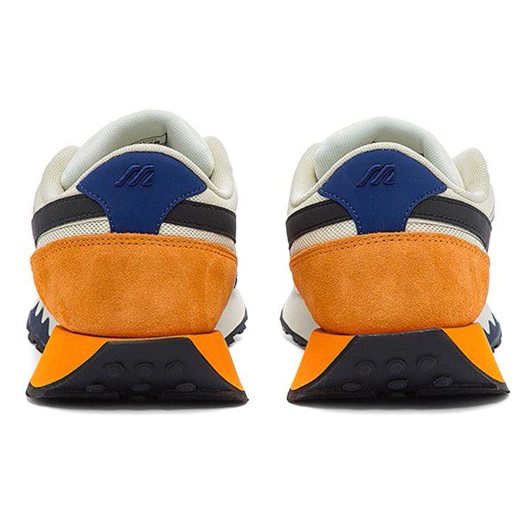 Mizuno Base Baseball Retro Low-Top Training Shoes Men Sneakers White Blue Orange D1GH220503