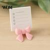 Soft Color Bow Decor Photo Stand, 3D Printed Mini Decorative Rack, Holder Handicraft Display Rack for DIY Crafts Gift Box Packaging Dollhouse