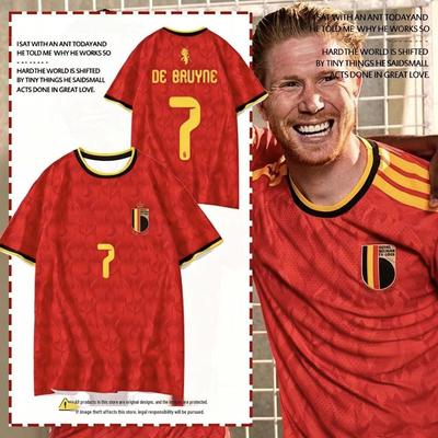 2026 Belgium World Cup De Bruyne & Courtois Home/Away Fan Jersey