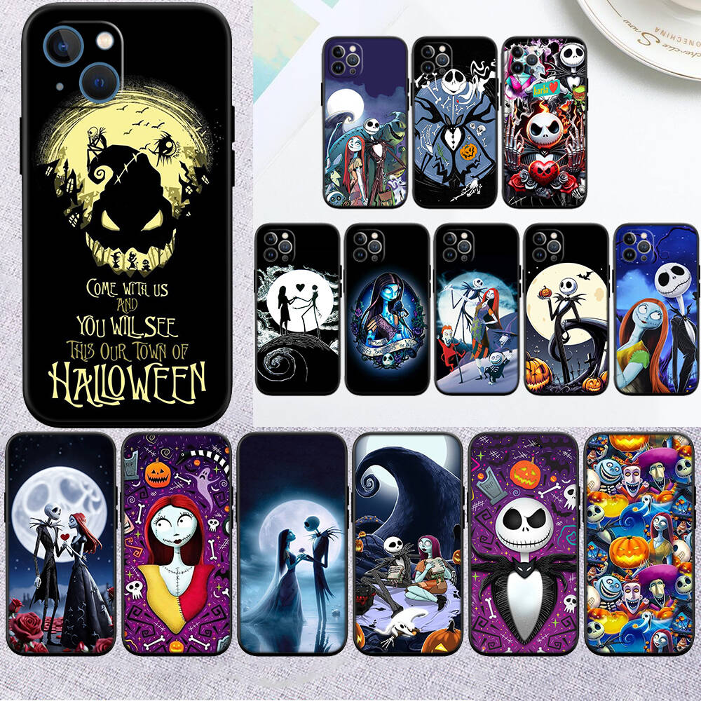 RT51 Jack Skellington Case for Samsung Note 20 10 S25 S26 Plus Ultra Lite FE A51 A52 A53 A71 A72 A73 M20 M30 M21 M31 M51 A11 A70 A56 A26 A27