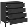 Sideboard Black 68 x 39 x 73.5 cm Cold Rolled Steel