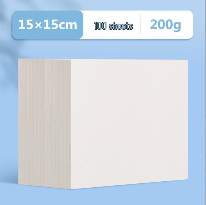 Thickened Square Oil Pastel Paper: Children's Doodle & Drawing Set