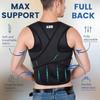 Back Brace Posture Corrector For Men Women Lumbar Support Pain Relief Muscle Memory Posture Straightener