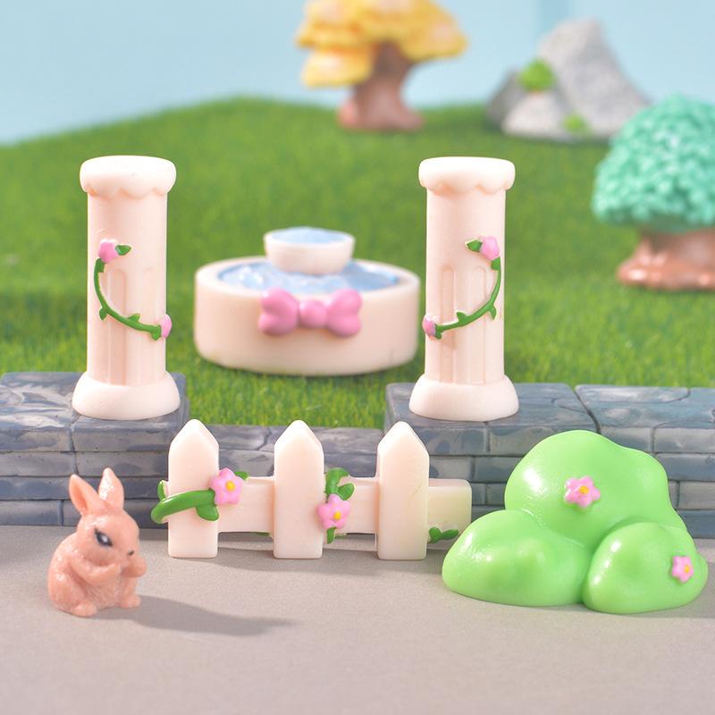 Micro-landscape Creative European-style Landmark Buildings, Garden Dollhouses, Decorative Handicrafts, and Miniature Small Ornaments