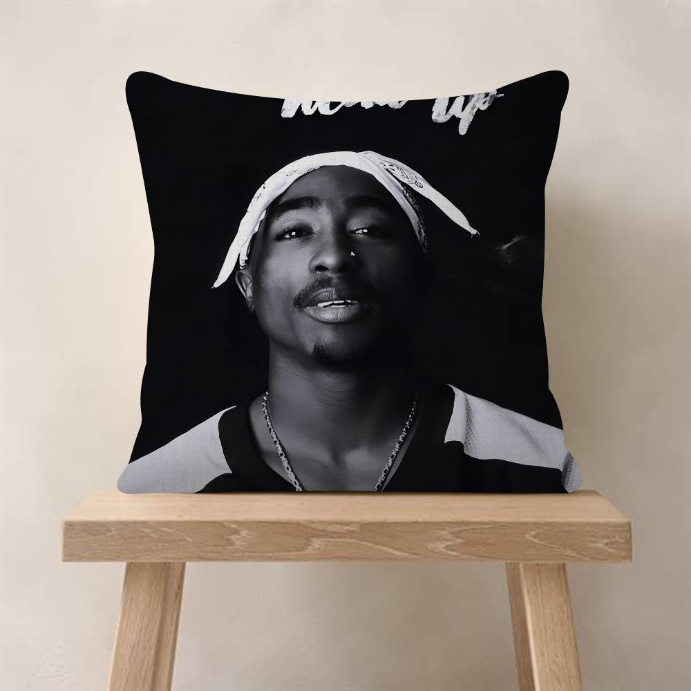 

PC Tupac SShakur Pillow Cover Sofa Cushion Cover Home Room Decoration Children Gift 30x30 cm