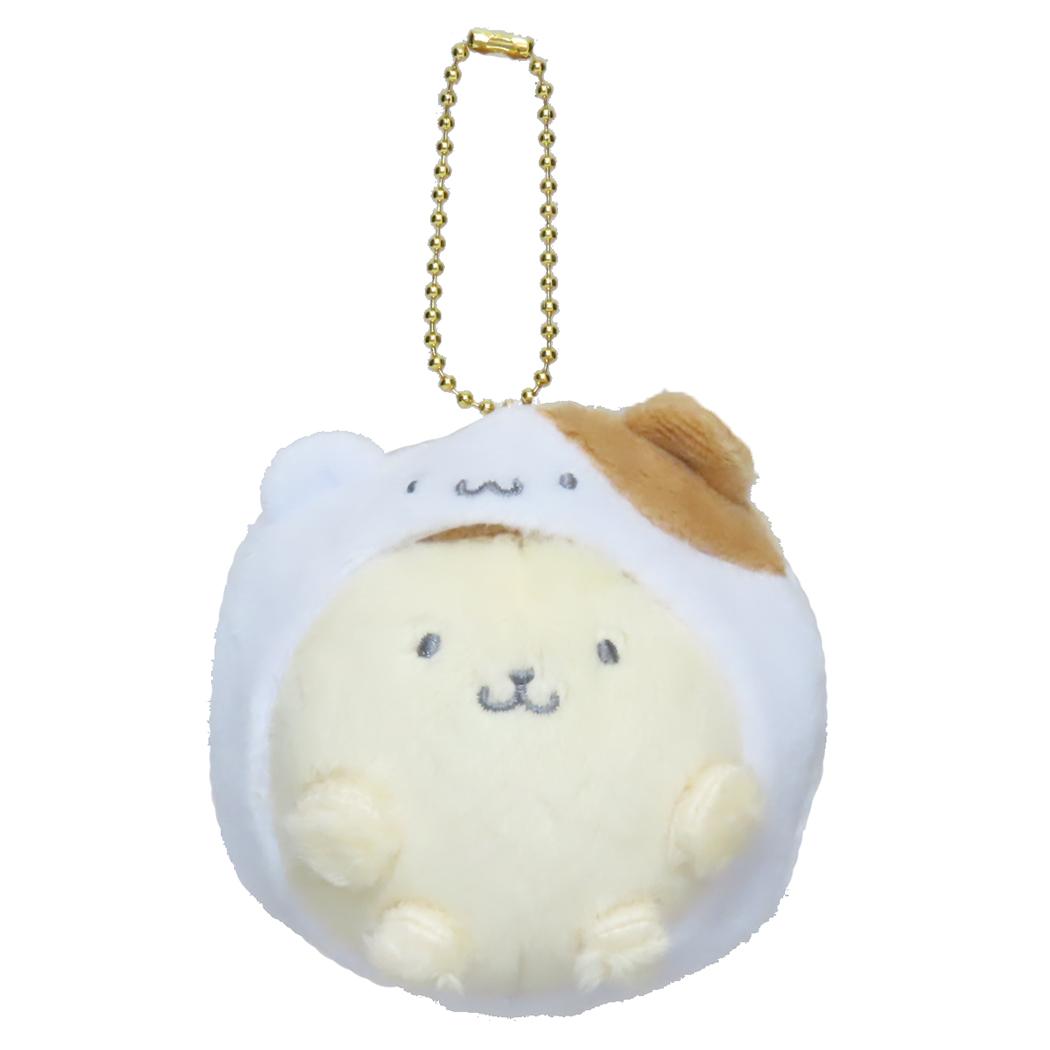 Pompompurin Mascot Hidden Plush Keychain Sanrio Kamio Japan Mini Ball Chain Character Goods Cinema Collection