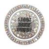 Car Start Switch Button Auto NEW 2Pcs/set  Decorative Diamond Stickers Rhinestone Ring Circle Trims Protective Cover Accessories