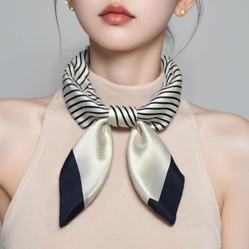 New 70cm Small Square Scarf Women Silk Scarf Spring and Autumn Hundred with Scarf Career Neckerchiefs
