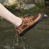 Summer Men's Casual Leather Sandals Breathable Outdoor Water Beach Shoes Man Sports Sandals Platform Hiking Wading Sneakers Roman Shoes