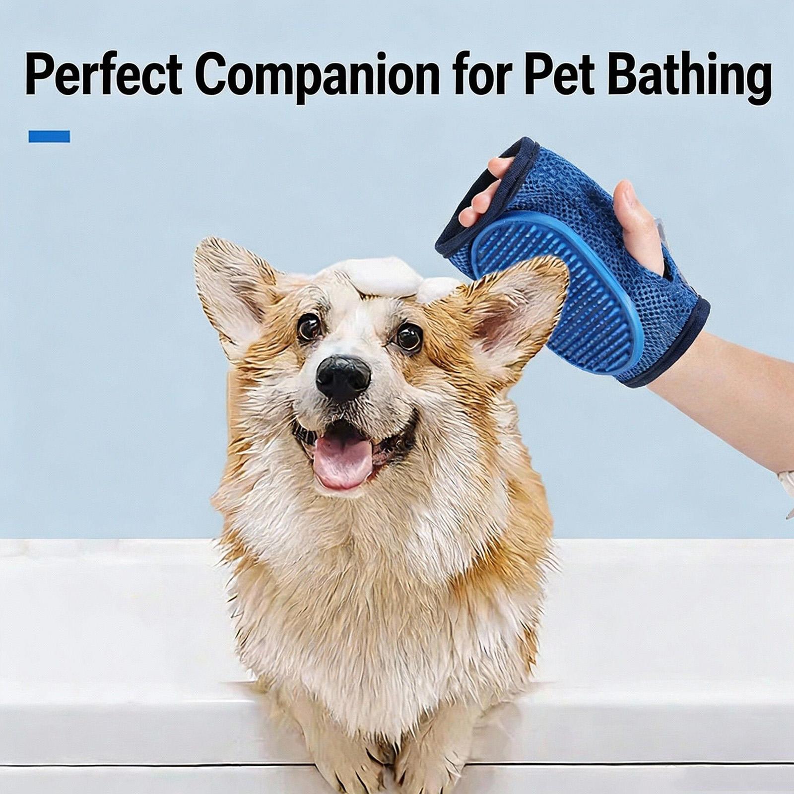 

Pet Cleaning - Dog And Grooming And Bathing - Massage Gloves - Pet Cleaning Gloves - Pet Bathing Foaming Massage Brush one size