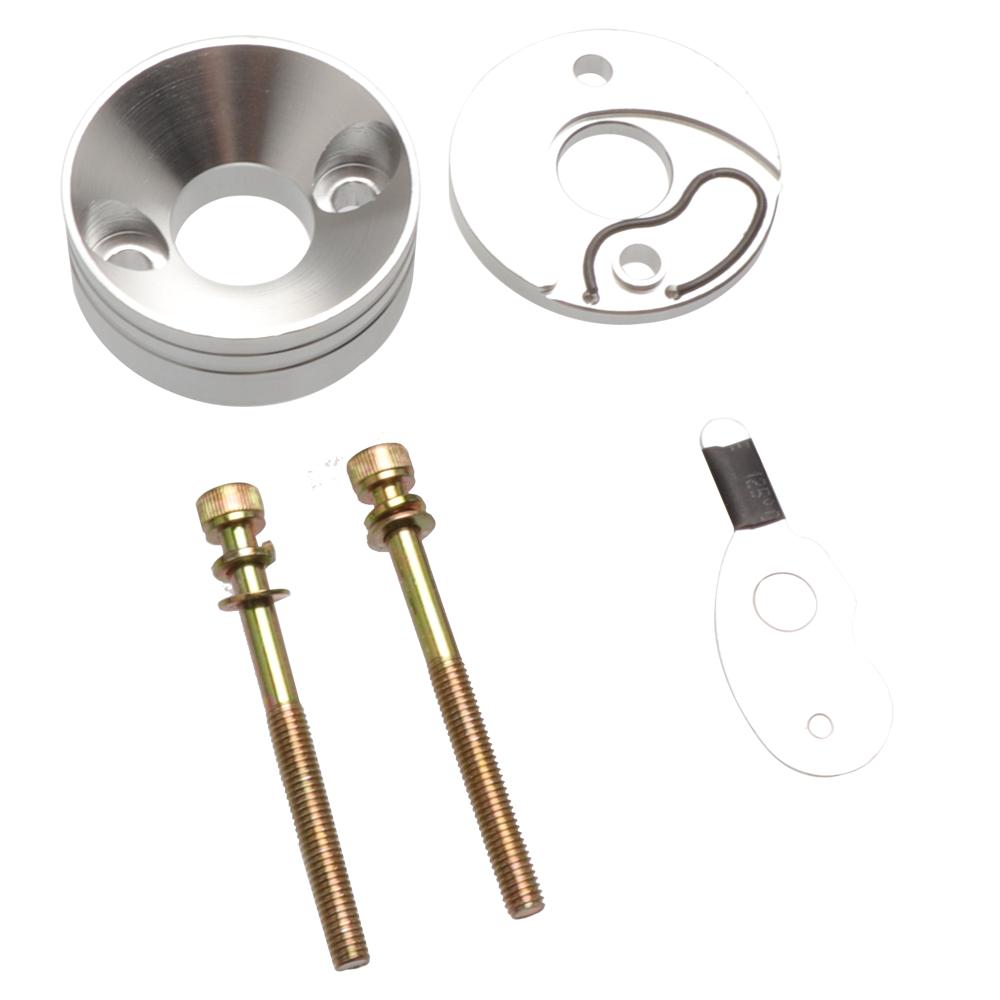 15mm 40-5 Luftfilter-Adapterplatten-Kit Passend für 2-Takt 43cc 47cc 49cc Rasentrimmer, Stand-Up-Scooter, Pitbike-Mini-Bike