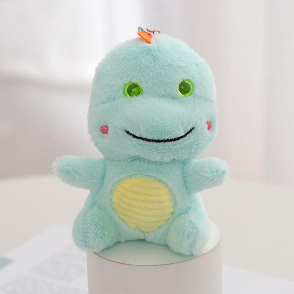 

Women Kids Phone Dinosaur Doll Keychain Korean Style Keyring Backpack Decor Plush Stuffed Keyring