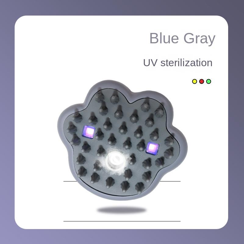 

Cat Claw Shape Steam Dogs Brush 3 in 1 Electric Spray Cat Hair Brushes for Pet Massage Grooming Comb Electric Massage Cat Brush серый