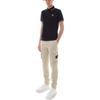 Stone Island Compass Patch Logo Polo Shirt Navy Blue Men Tops 80152SC18-A0020