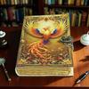 Custom Phoenix Leather Journal | Fire Witch Diary |  Spell Book | Rebirth Gift for Her & Him | Handmade Grimoire