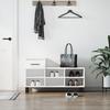 VidaXL Shoe Cabinet White 102x36x60 Cm Engineered Wood 831372