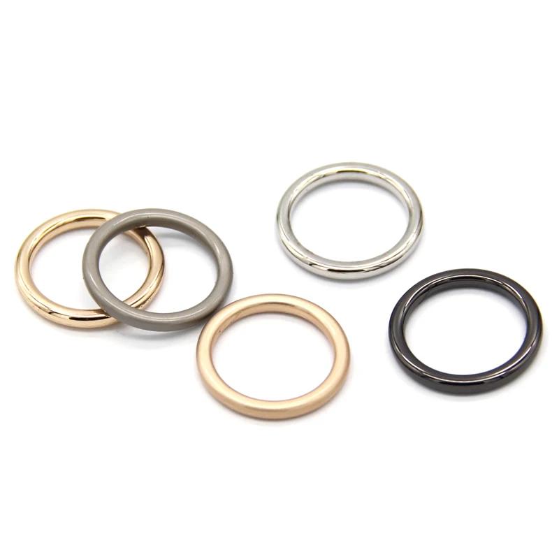 High‑Quality Round Metal O Ring Buckle Multi‑Size Fastener for Bag Strap Belt Garment DIY Handcraft Sewing Supplies