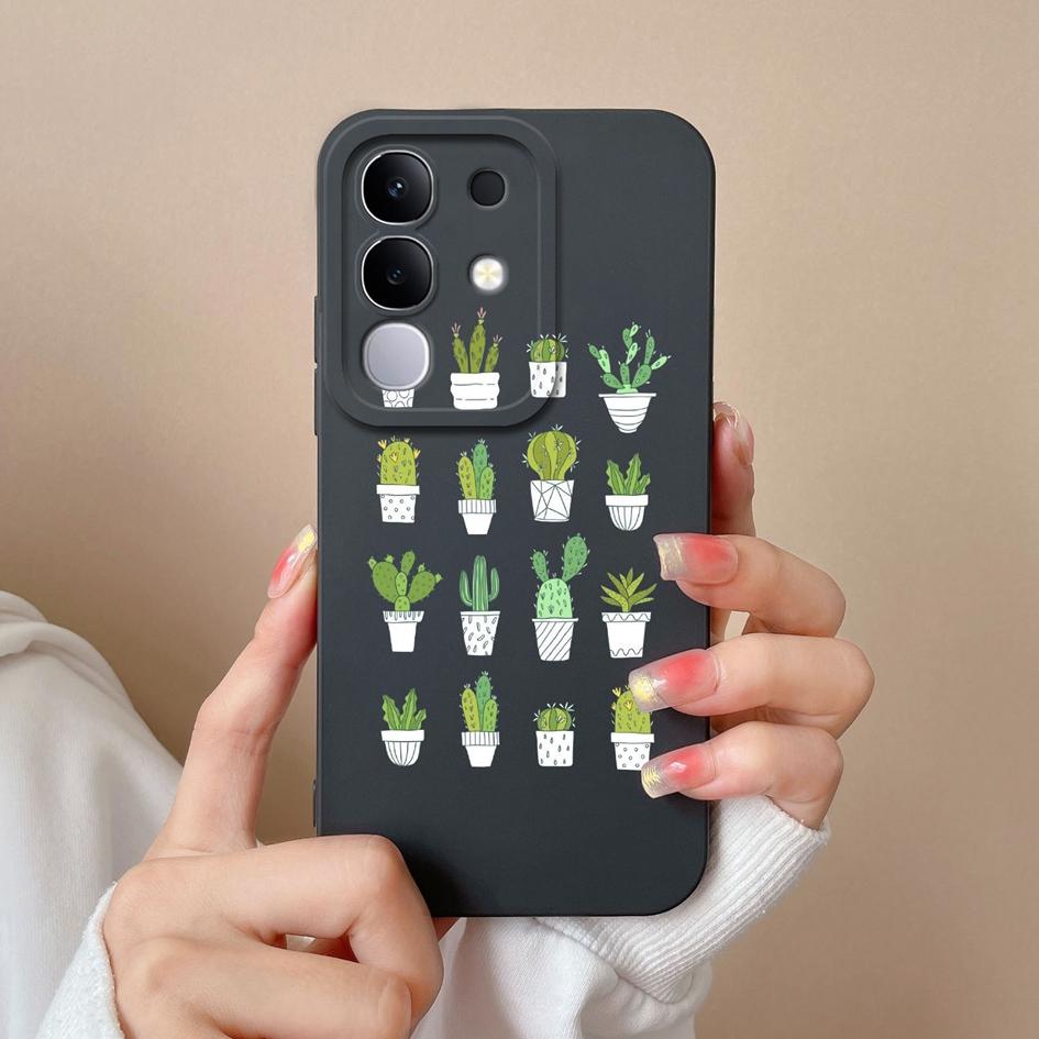 Für Vivo Y29 Y29S Y39 S19 Pro Y19S V30 V40e V50 Y04 T4x iQOO Z9s V40 Lite(IDN) Hülle Hübscher Schmetterling Gänseblümchen Weiches Silikon Anti-Sturz Schale Für Vivo Capa