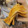 Work Gloves Cowhide Leather Gardening Mechanical Welding Safety For Industrial Use
