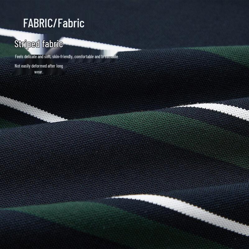 HLA Women's Striped Polo Commuter Dress