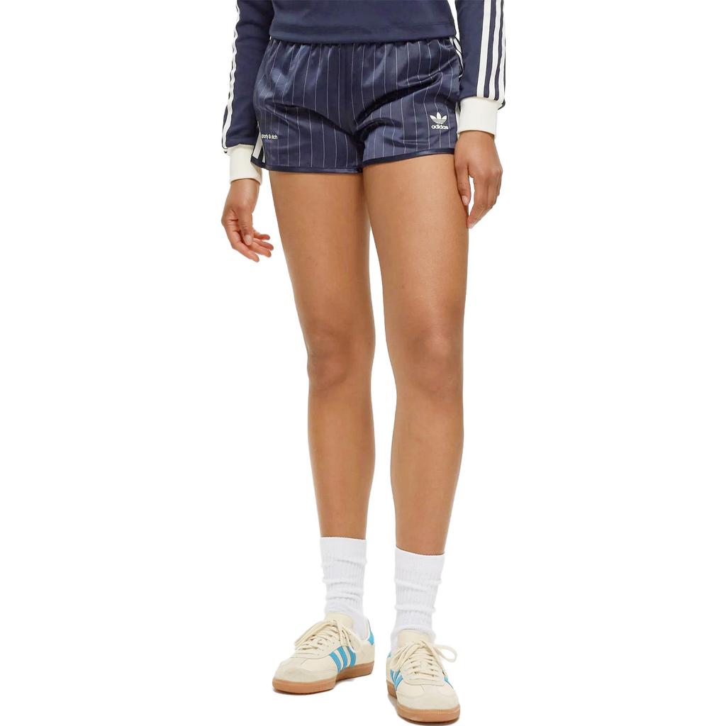 (WMNS) Spodenki adidas x Sporty & Rich 'Granatowe' Damskie IN5253