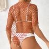 New Styles, Hand Hook Bead Ordering, Shawl, Wrap Skirt, Swimsuit Outerwear, Sexy Hoodie, Triangular Scarf, Mesh, Beach Skirt