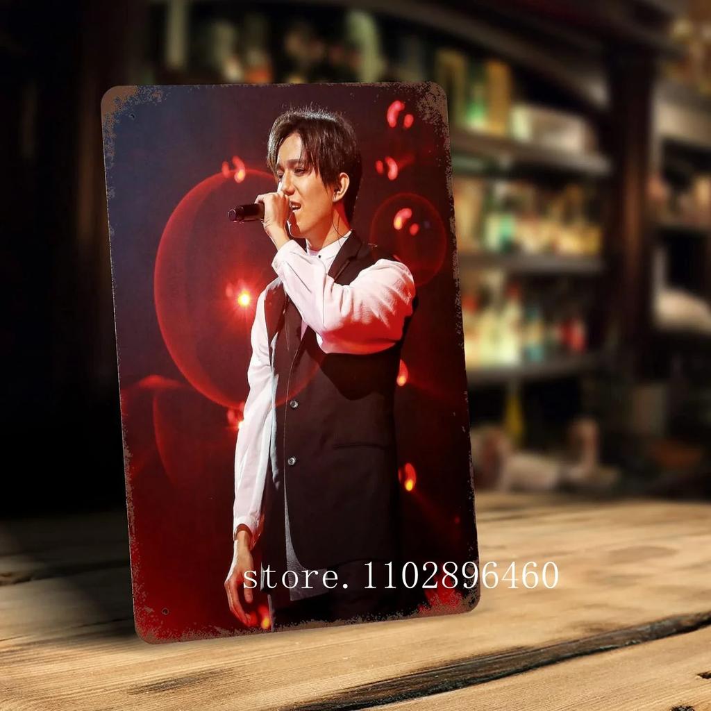 Dimash kudaibergen Nástěnné dekorace plechové cedule a značky Vintage plechové cedule Kapitan kovový plakát Dekorace pro bar hospodu klub Nástěnná dekorace