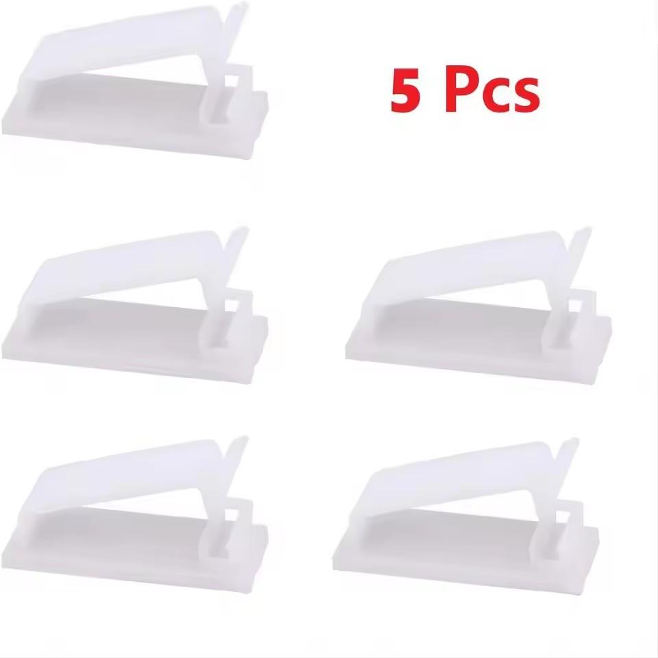 Cable Fixing Clip Cable Wire Sorting Buckle Chassis Organizer 19*47 Black and White Organizer