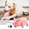 Cute Pig Grunting Squeak Latex Pet Chew Toys for Dog Puppy Toy