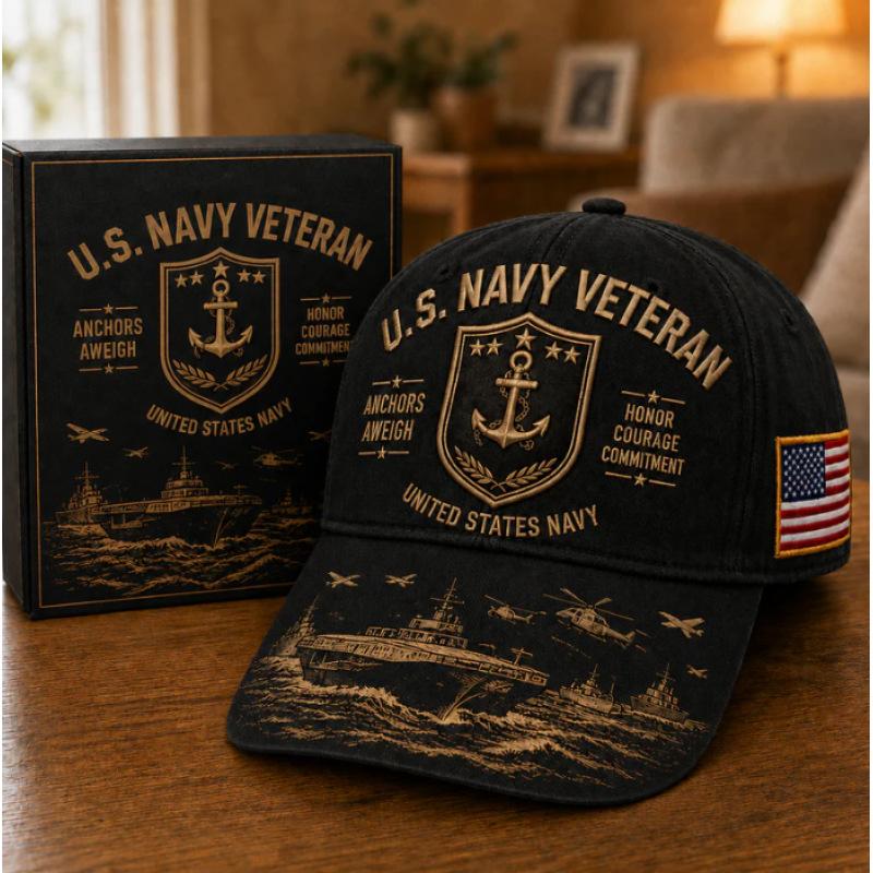 Embroidered Hat US Navy Baseball Cap US Veterans Memorial Hat Hot Sale Cap New