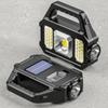 USB Rechargeable Flashlight Waterproof COB/LED Torch Light Portable Powerful Lantern Solar Light for Camping Hiking