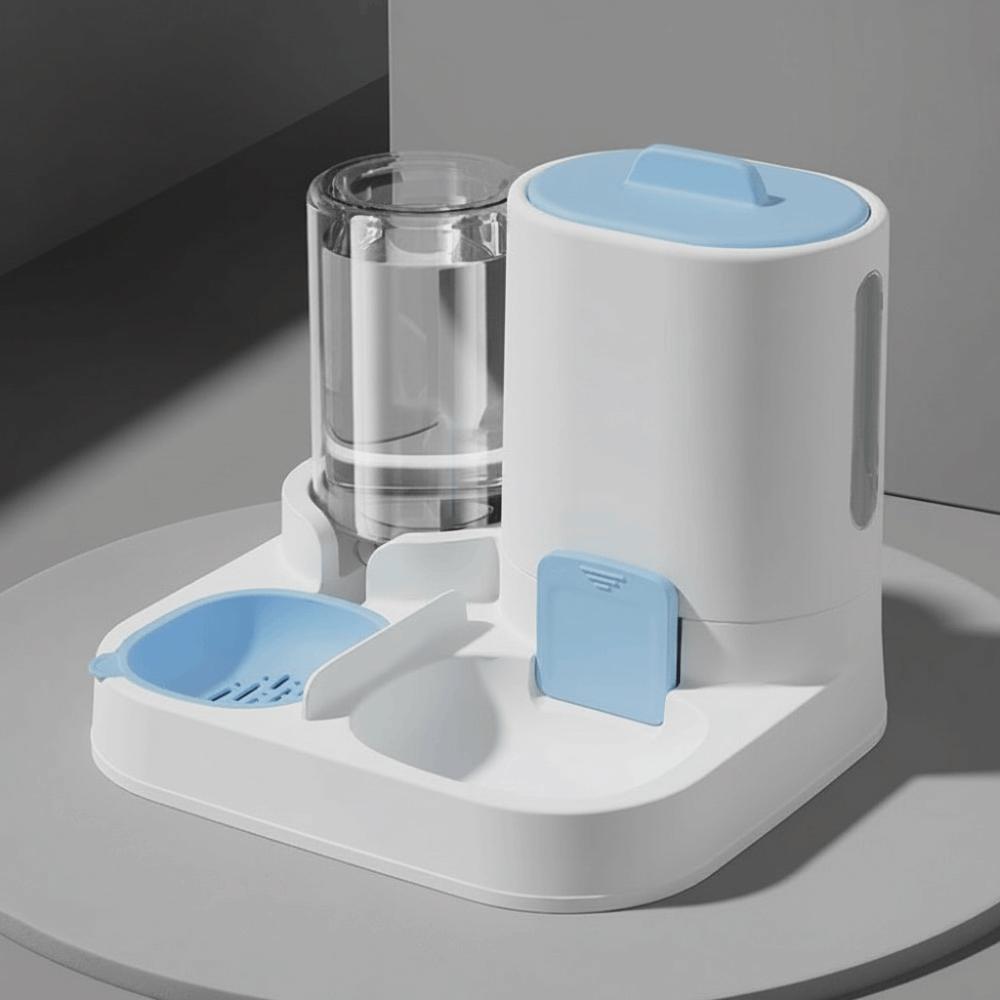

Spill-Proof Food Dispenser 2 in 1 Dog Water Dispenser Practical Cat Water Food Bowl For Dogs Cats