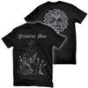 Observance Primitive Man Rock Band Graphic Tee 100% Cotton Round Neck Casual Unisex T-shirt Summer Top