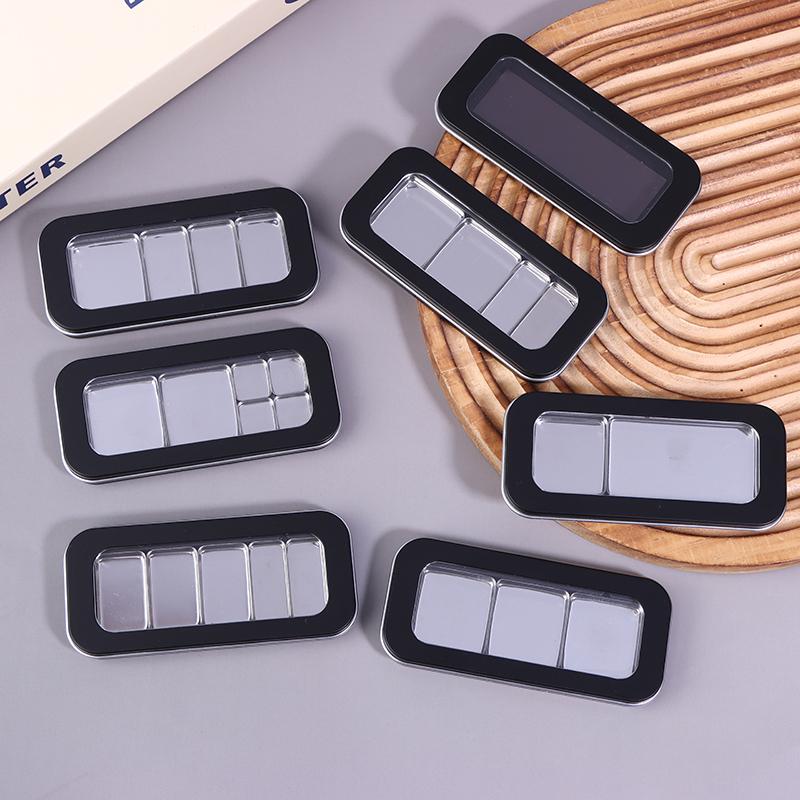 Empty Magnetic Eyeshadow Palette Refillable Black Clear Makeup Storage Case Box DIY Cosmetic Lipstick Foundation Blush Container